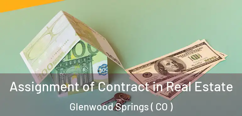  Assignment of Contract in Real Estate Glenwood Springs ( CO )