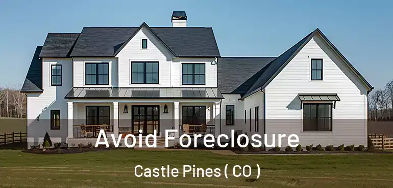  Avoid Foreclosure Castle Pines ( CO )