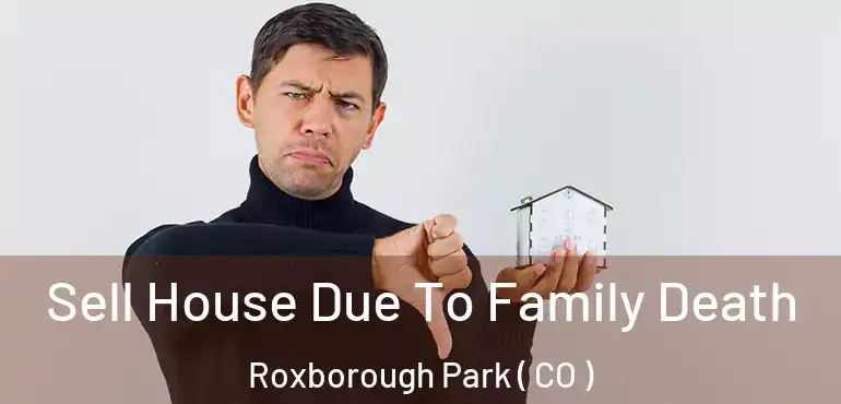  Sell House Due To Family Death Roxborough Park ( CO )
