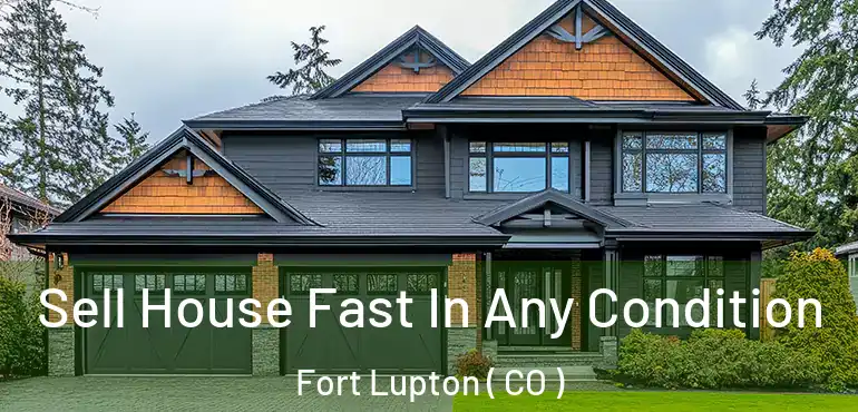 Sell House Fast In Any Condition Fort Lupton ( CO )