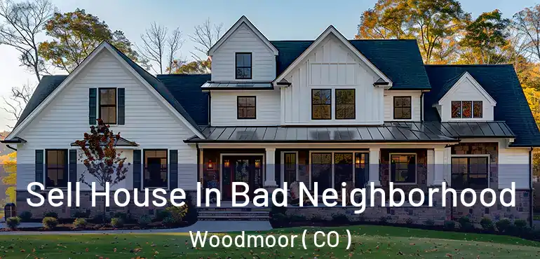  Sell House In Bad Neighborhood Woodmoor ( CO )