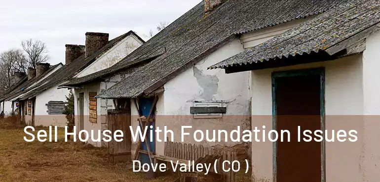 Sell House With Foundation Issues Dove Valley ( CO )