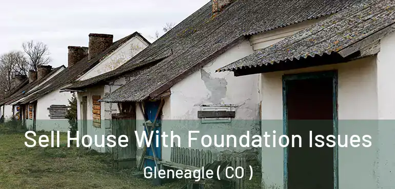 Sell House With Foundation Issues Gleneagle ( CO )
