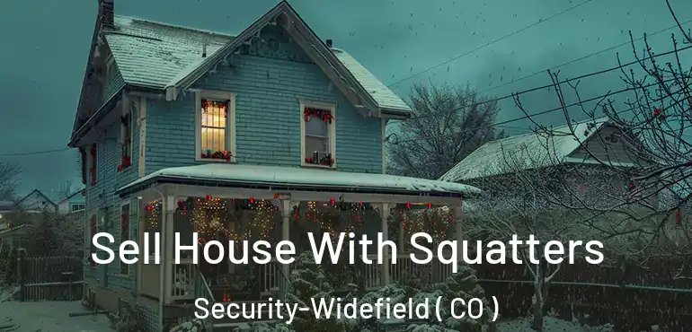  Sell House With Squatters Security-Widefield ( CO )