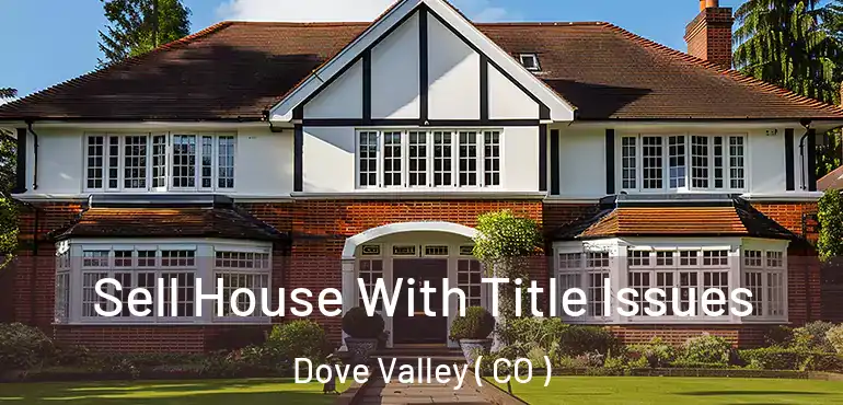 Sell House With Title Issues Dove Valley ( CO )