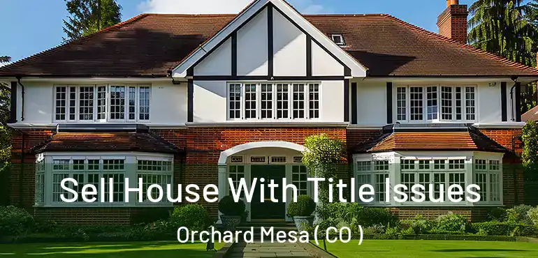  Sell House With Title Issues Orchard Mesa ( CO )