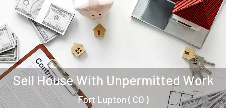  Sell House With Unpermitted Work Fort Lupton ( CO )