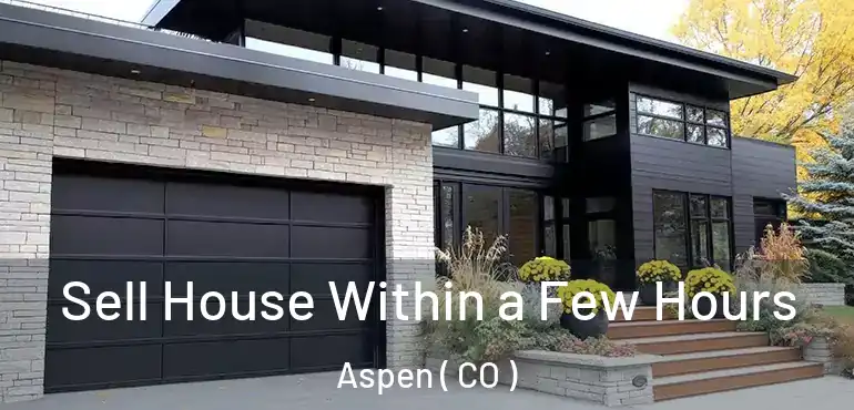  Sell House Within a Few Hours Aspen ( CO )