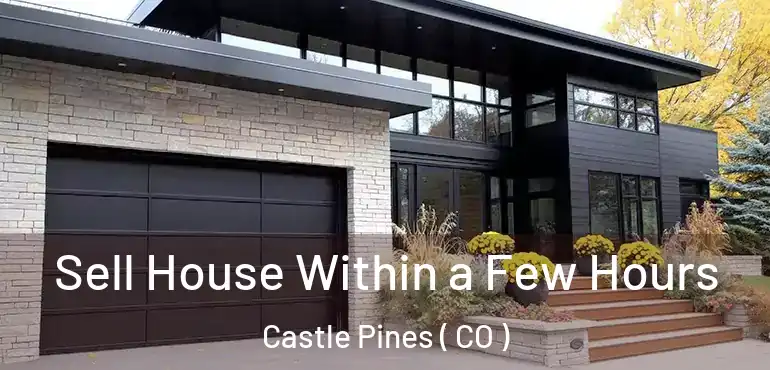  Sell House Within a Few Hours Castle Pines ( CO )