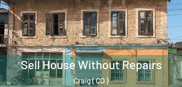  Sell House Without Repairs Craig ( CO )