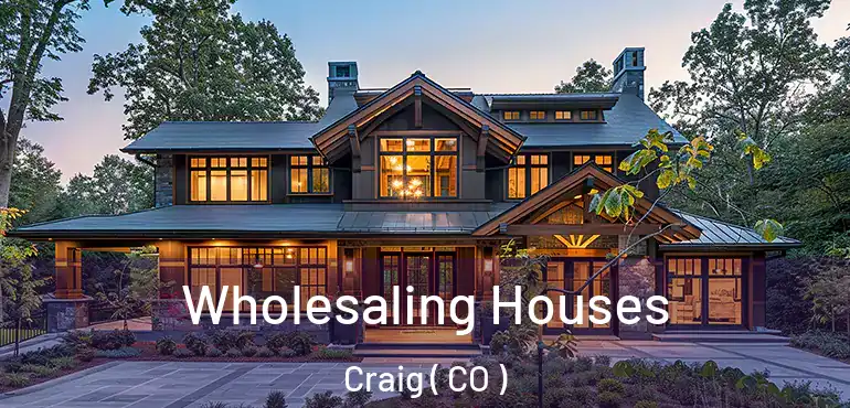 Wholesaling Houses Craig ( CO )