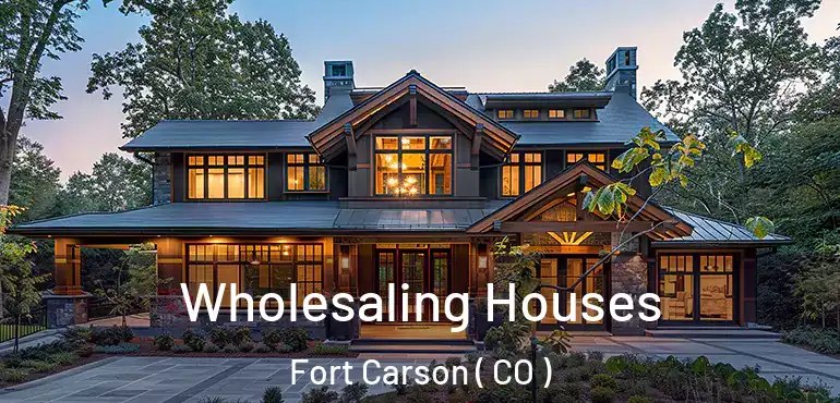  Wholesaling Houses Fort Carson ( CO )