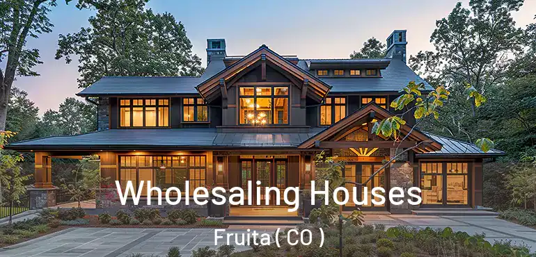 Wholesaling Houses Fruita ( CO )