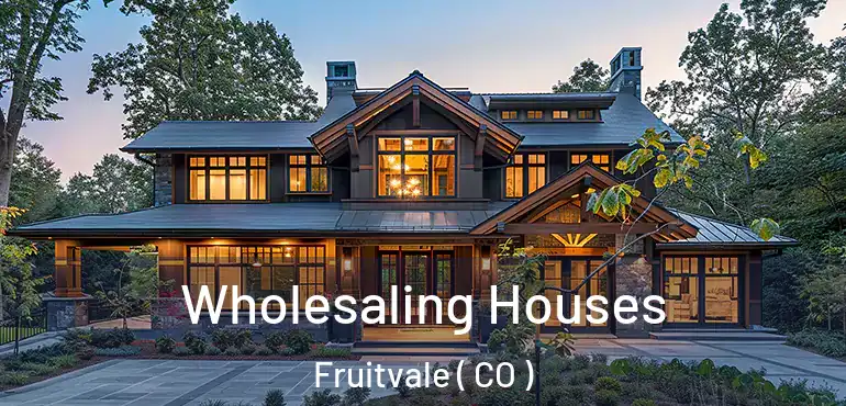 Wholesaling Houses Fruitvale ( CO )